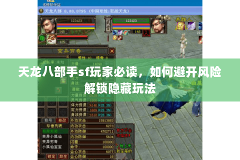天龙八部手sf玩家必读，如何避开风险解锁隐藏玩法