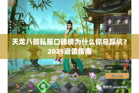 天龙八部私服口碑榜为什么你总踩坑？2025避雷指南