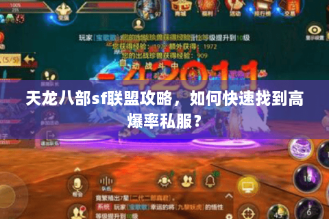 天龙八部sf联盟攻略，如何快速找到高爆率私服？