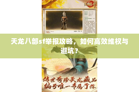 天龙八部sf举报攻略，如何高效维权与避坑？