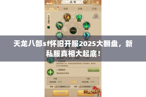 天龙八部sf怀旧开服2025大翻盘，新私服真相大起底！