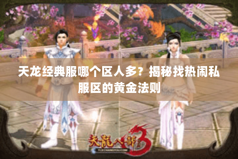 天龙经典服哪个区人多？揭秘找热闹私服区的黄金法则