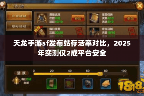 天龙手游sf发布站存活率对比，2025年实测仅2成平台安全