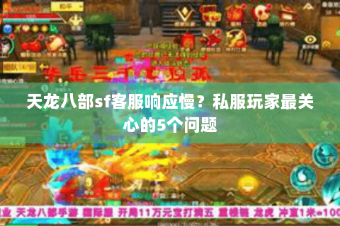 天龙八部sf客服响应慢？私服玩家最关心的5个问题