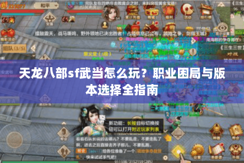 天龙八部sf武当怎么玩？职业困局与版本选择全指南