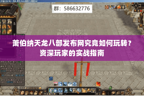 萧伯纳天龙八部发布网究竟如何玩转？资深玩家的实战指南