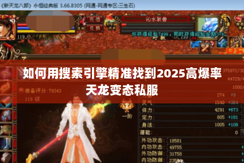 如何用搜索引擎精准找到2025高爆率天龙变态私服 如何用搜索引擎精准找到2025高爆率天龙变态私服