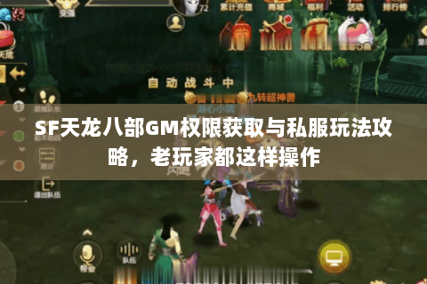 SF天龙八部GM权限获取与私服玩法攻略，老玩家都这样操作