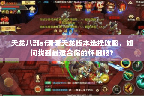 天龙八部sf潇潇天龙版本选择攻略，如何找到最适合你的怀旧服？