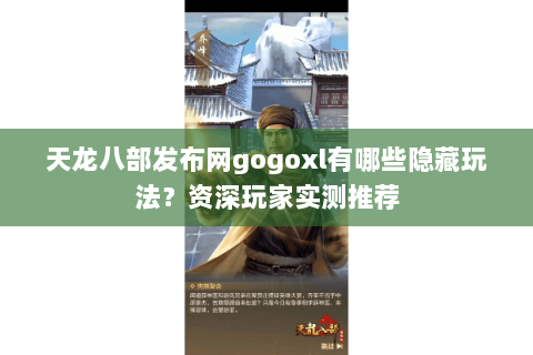 天龙八部发布网gogoxl有哪些隐藏玩法？资深玩家实测推荐