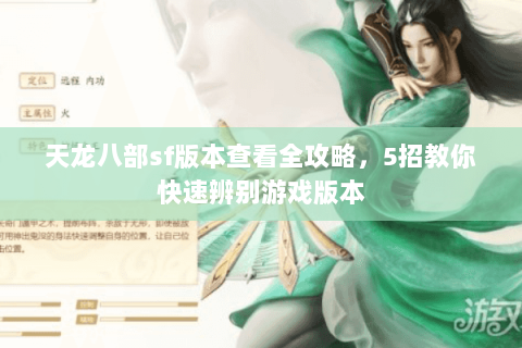 天龙八部sf版本查看全攻略，5招教你快速辨别游戏版本