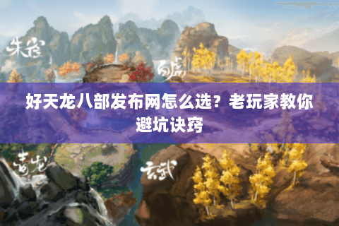 好天龙八部发布网怎么选？老玩家教你避坑诀窍