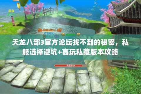 天龙八部3官方论坛找不到的秘密,私服选择避坑+高玩私藏版本攻略 天龙八部3官方论坛找不到的秘密,私服选择避坑+高玩私藏版本攻略