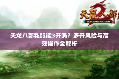 天龙八部私服能3开吗？多开风险与高效操作全解析