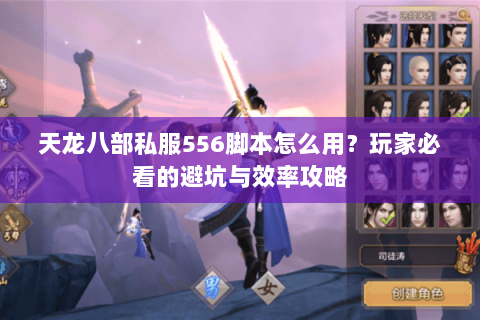 天龙八部私服556脚本怎么用？玩家必看的避坑与效率攻略