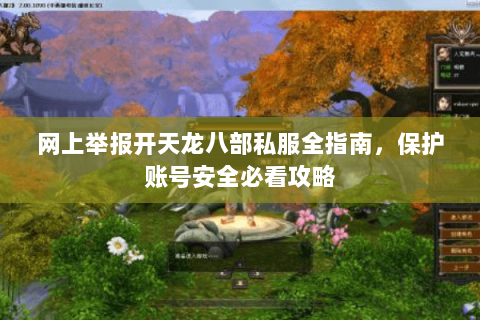 网上举报开天龙八部私服全指南，保护账号安全必看攻略