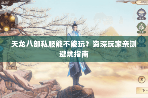 天龙八部私服能不能玩？资深玩家亲测避坑指南
