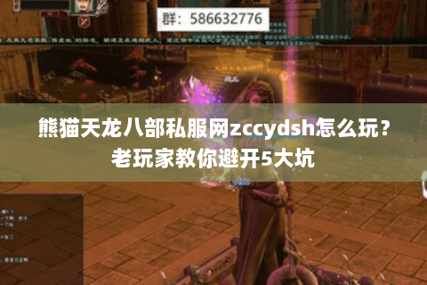 熊猫天龙八部私服网zccydsh怎么玩？老玩家教你避开5大坑