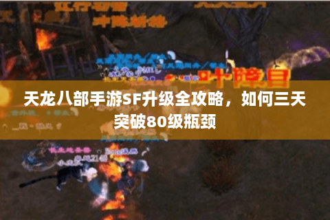 天龙八部手游SF升级全攻略，如何三天突破80级瓶颈