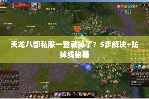 天龙八部私服一登就掉了？5步解决+防掉线秘籍