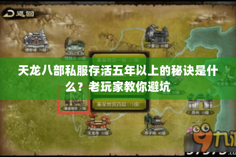 天龙八部私服存活五年以上的秘诀是什么？老玩家教你避坑