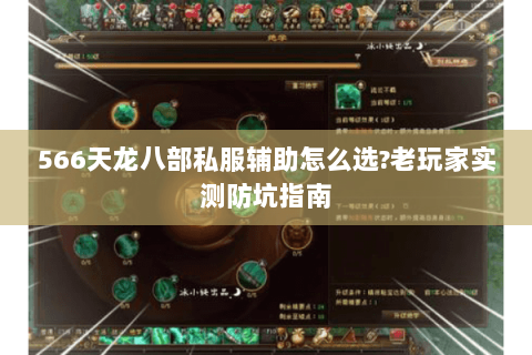 566天龙八部私服辅助怎么选?老玩家实测防坑指南