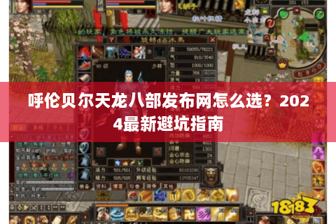 呼伦贝尔天龙八部发布网怎么选？2024最新避坑指南