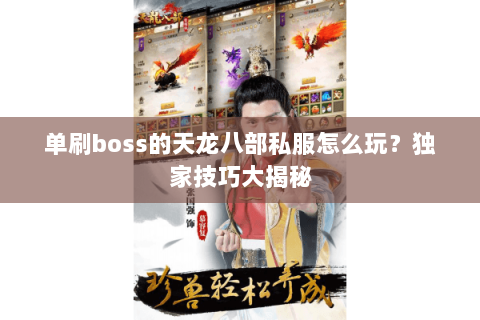 单刷boss的天龙八部私服怎么玩？独家技巧大揭秘