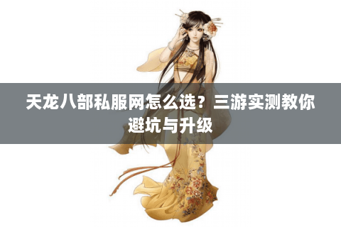 天龙八部私服网怎么选？三游实测教你避坑与升级