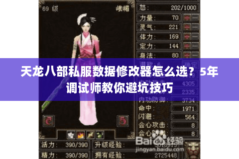 天龙八部私服数据修改器怎么选？5年调试师教你避坑技巧