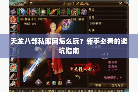天龙八部私服网怎么玩？新手必看的避坑指南