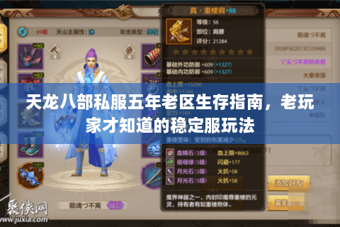 天龙八部私服五年老区生存指南，老玩家才知道的稳定服玩法
