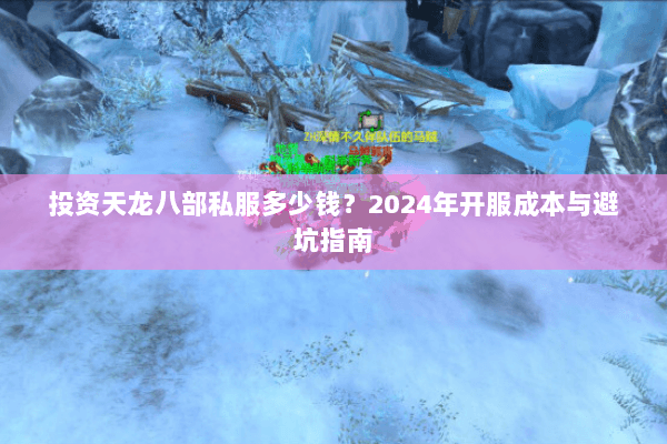 投资天龙八部私服多少钱？2024年开服成本与避坑指南