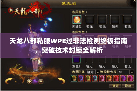 天龙八部私服WPE过非法检测终极指南，突破技术封锁全解析