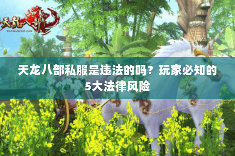 天龙八部私服是违法的吗？玩家必知的5大法律风险