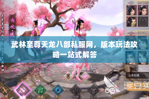 武林至尊天龙八部私服网，版本玩法攻略一站式解答