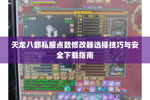 天龙八部私服点数修改器选择技巧与安全下载指南
