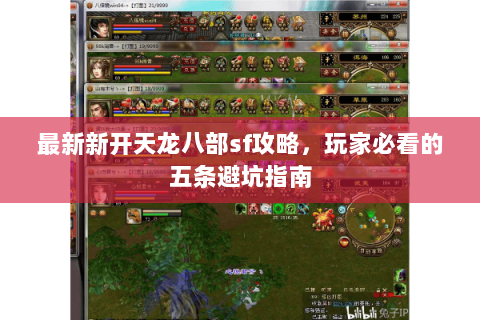 最新新开天龙八部sf攻略，玩家必看的五条避坑指南