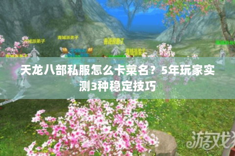 天龙八部私服怎么卡菜名？5年玩家实测3种稳定技巧