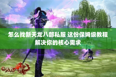 怎么找新天龙八部私服 这份保姆级教程解决你的核心需求