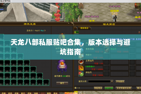 天龙八部私服贴吧合集，版本选择与避坑指南