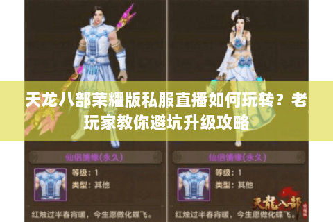 天龙八部荣耀版私服直播如何玩转？老玩家教你避坑升级攻略