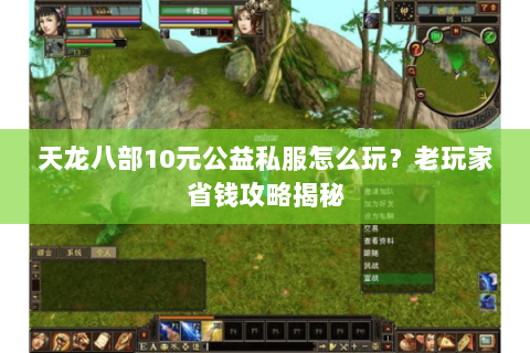 天龙八部10元公益私服怎么玩？老玩家省钱攻略揭秘