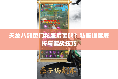 天龙八部唐门私服厉害吗？私服强度解析与实战技巧