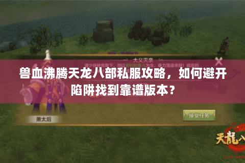 兽血沸腾天龙八部私服攻略，如何避开陷阱找到靠谱版本？
