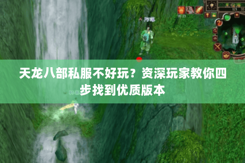 天龙八部私服不好玩？资深玩家教你四步找到优质版本