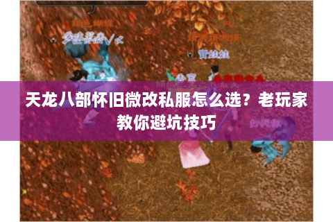 天龙八部怀旧微改私服怎么选？老玩家教你避坑技巧
