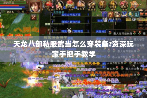 天龙八部私服武当怎么穿装备?资深玩家手把手教学