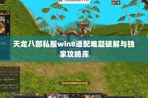 天龙八部私服win8适配难题破解与独家攻略库
