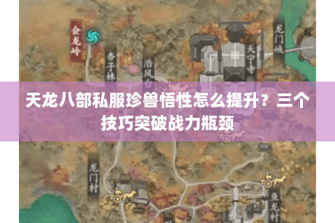 天龙八部私服珍兽悟性怎么提升？三个技巧突破战力瓶颈